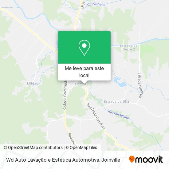 Wd Auto Lavação e Estética Automotiva mapa