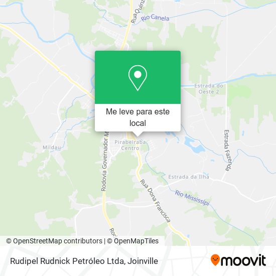 Rudipel Rudnick Petróleo Ltda mapa