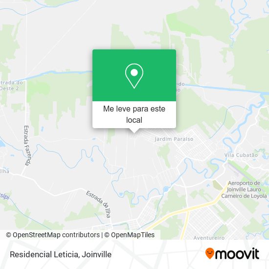 Residencial Leticia mapa