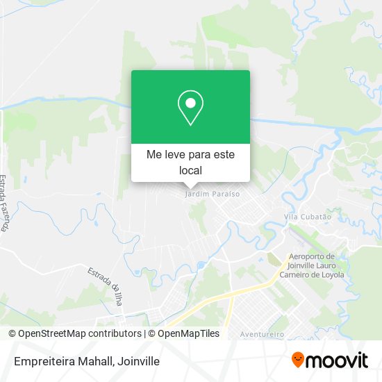 Empreiteira Mahall mapa
