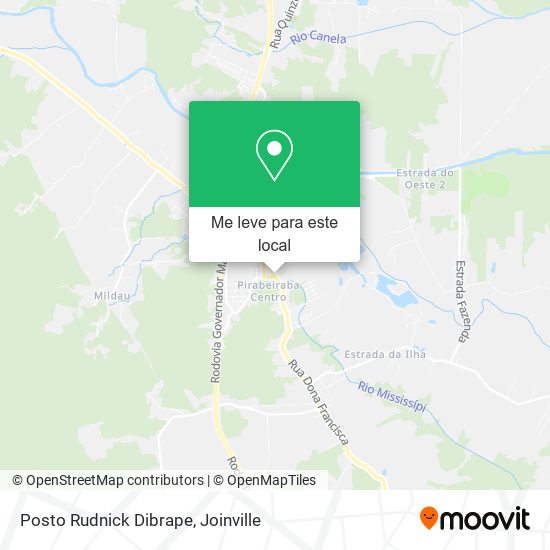 Posto Rudnick Dibrape mapa