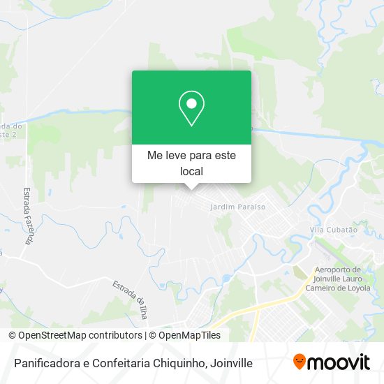 Panificadora e Confeitaria Chiquinho mapa