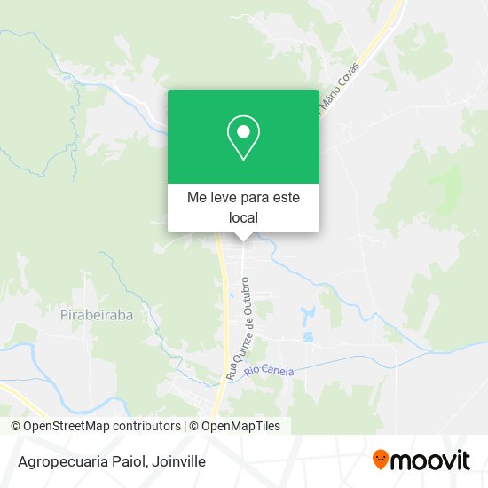 Agropecuaria Paiol mapa