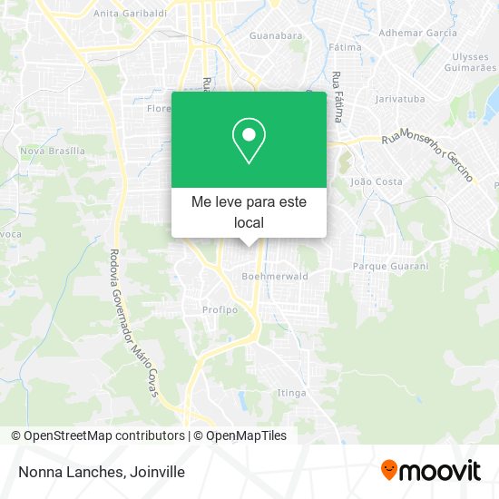 Nonna Lanches mapa