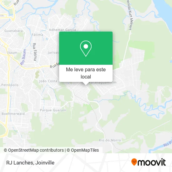 RJ Lanches mapa