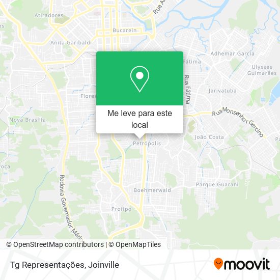 Tg Representações mapa