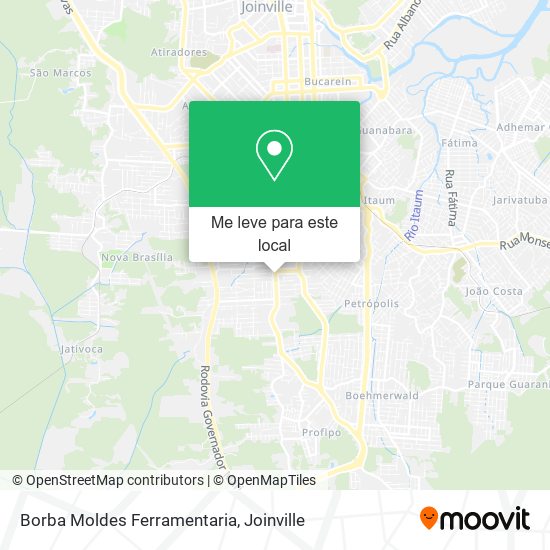 Borba Moldes Ferramentaria mapa
