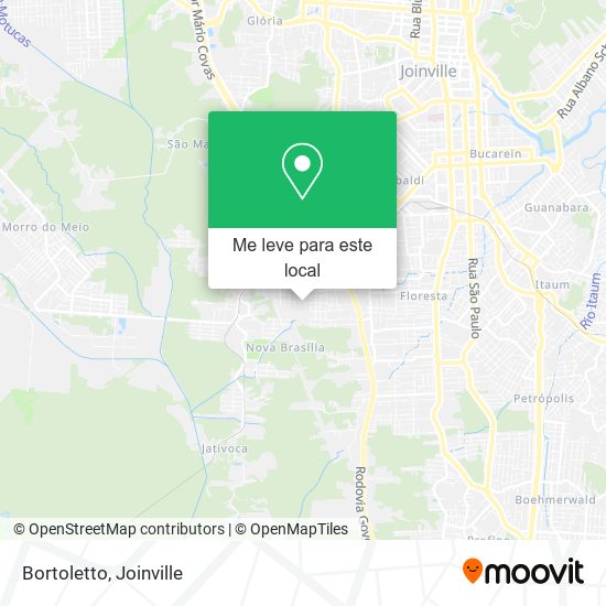 Bortoletto mapa