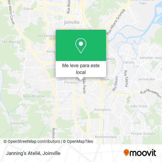 Janning's Ateliê mapa