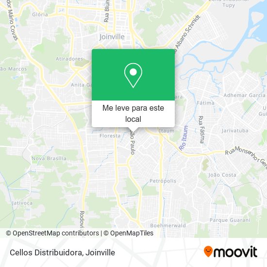 Cellos Distribuidora mapa