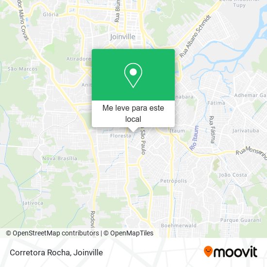 Corretora Rocha mapa