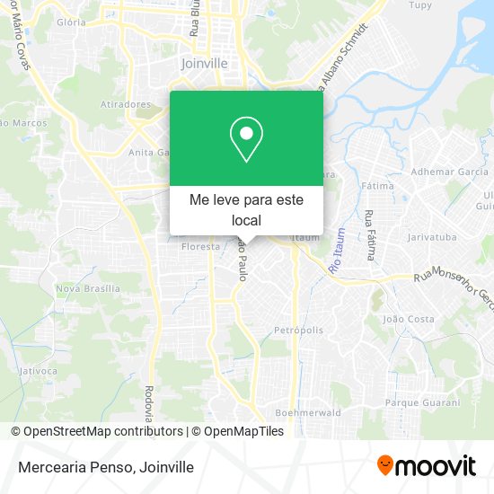 Mercearia Penso mapa