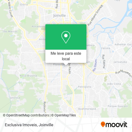 Exclusiva Imoveis mapa