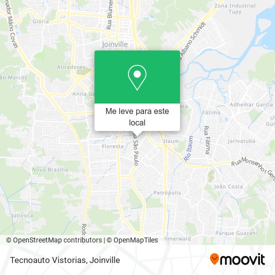Tecnoauto Vistorias mapa
