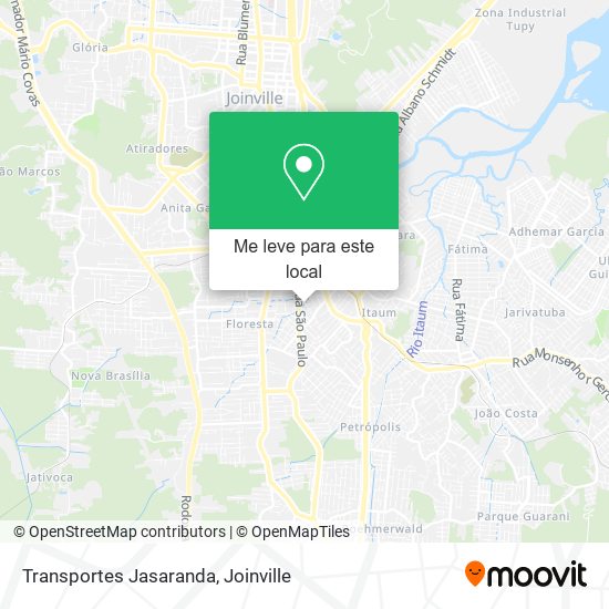Transportes Jasaranda mapa