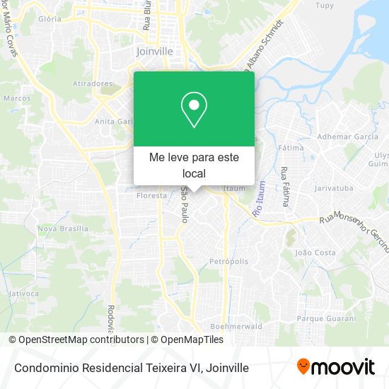 Condominio Residencial Teixeira VI mapa