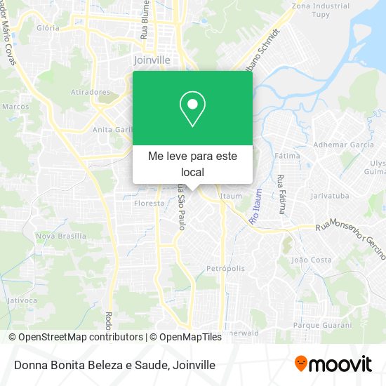 Donna Bonita Beleza e Saude mapa