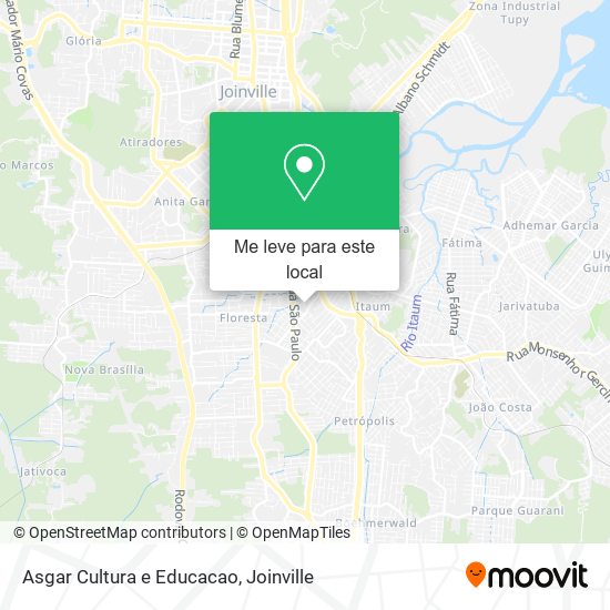 Asgar Cultura e Educacao mapa