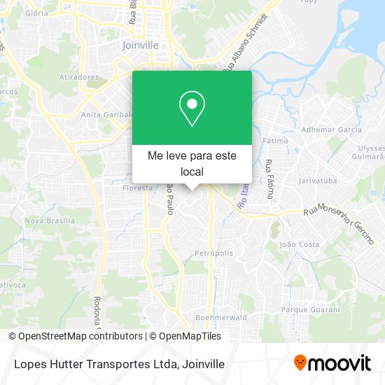 Lopes Hutter Transportes Ltda mapa