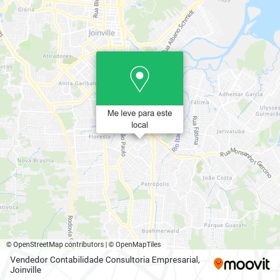 Vendedor Contabilidade Consultoria Empresarial mapa