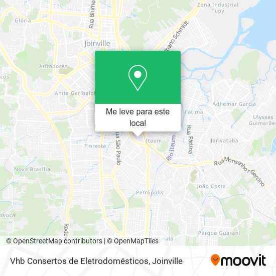 Vhb Consertos de Eletrodomésticos mapa