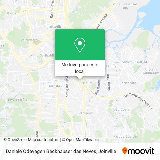 Daniele Odevagen Beckhauser das Neves mapa