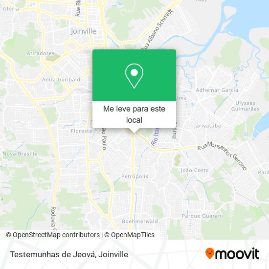 Testemunhas de Jeová mapa