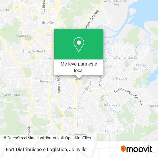 Fort Distribuicao e Logistica mapa
