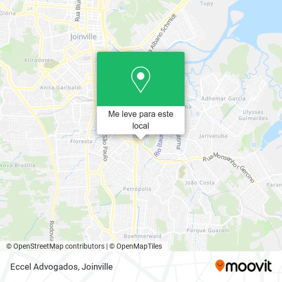 Eccel Advogados mapa