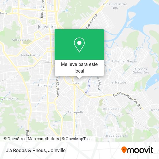 J'a Rodas & Pneus mapa