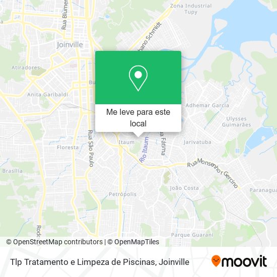 Tlp Tratamento e Limpeza de Piscinas mapa
