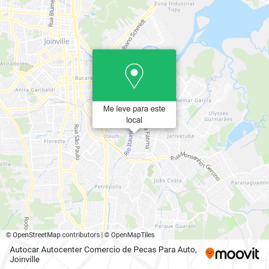 Autocar Autocenter Comercio de Pecas Para Auto mapa