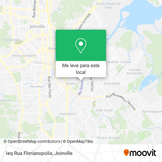 Ieq Rua Florianopolis mapa