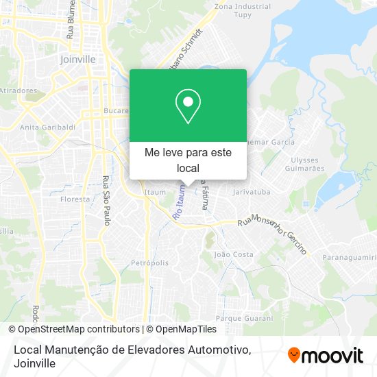 Local Manutenção de Elevadores Automotivo mapa