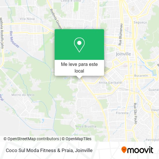 Coco Sul Moda Fitness & Praia mapa