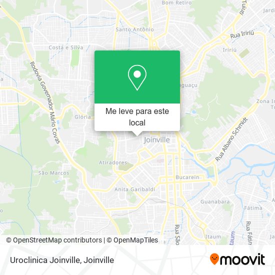 Uroclinica Joinville mapa