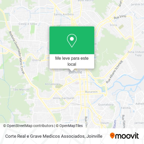 Corte Real e Grave Medicos Associados mapa