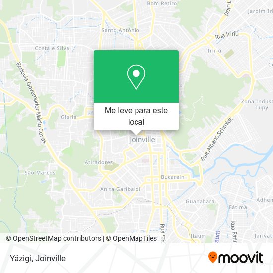 Yázigi mapa