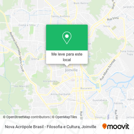 Nova Acrópole Brasil - Filosofia e Cultura mapa