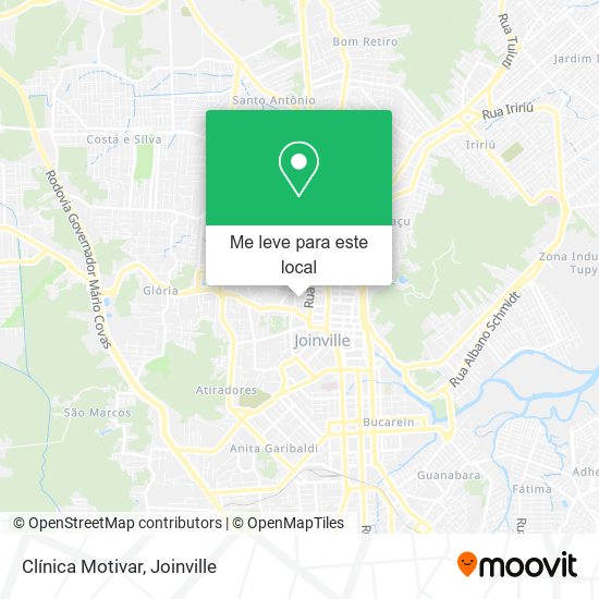 Clínica Motivar mapa