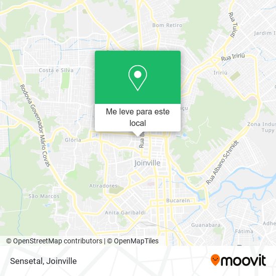 Sensetal mapa