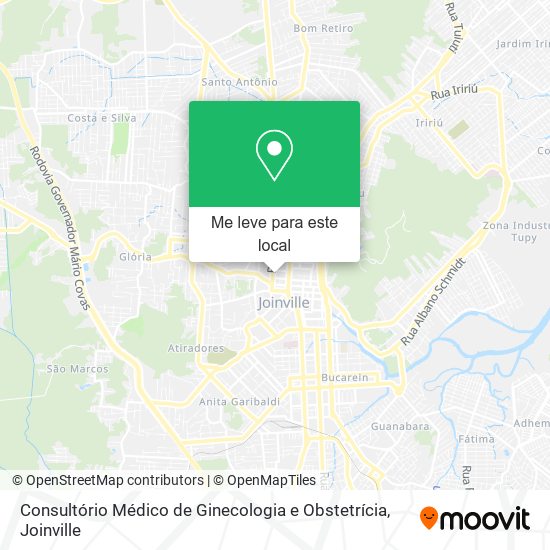 Consultório Médico de Ginecologia e Obstetrícia mapa