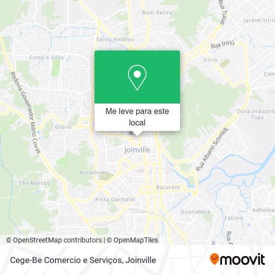 Cege-Be Comercio e Serviços mapa