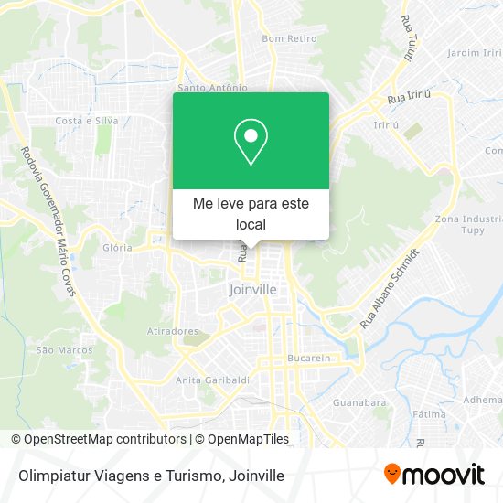 Olimpiatur Viagens e Turismo mapa
