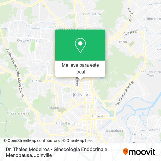 Dr. Thales Medeiros - Ginecologia Endócrina e Menopausa mapa
