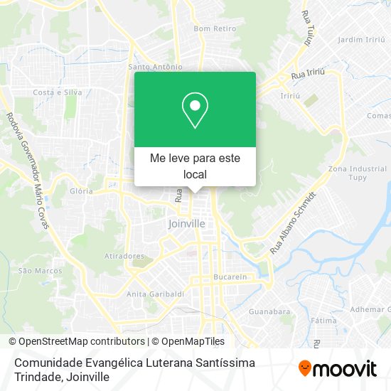 Comunidade Evangélica Luterana Santíssima Trindade mapa