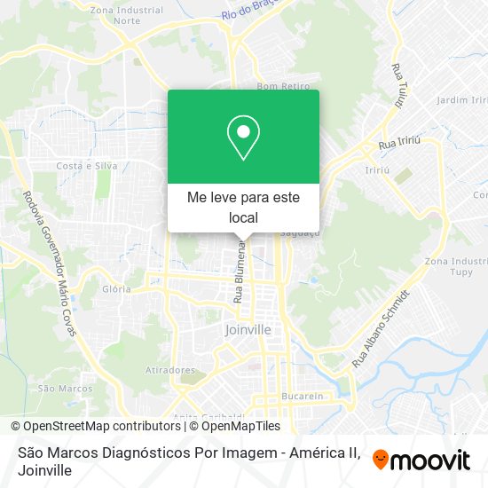 São Marcos Diagnósticos Por Imagem - América II mapa