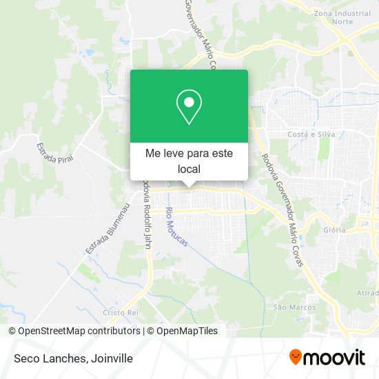 Seco Lanches mapa