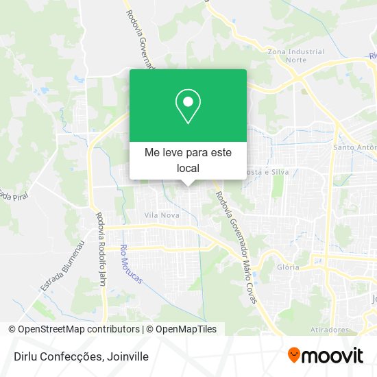Dirlu Confecções mapa