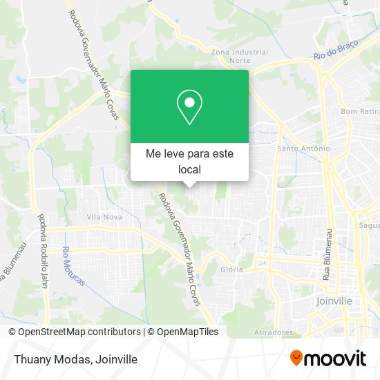 Thuany Modas mapa